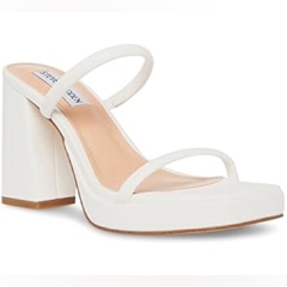 Steve Madden Women's Polly Heeled Sandal Sz 8M Defect - Picture 1 of 8